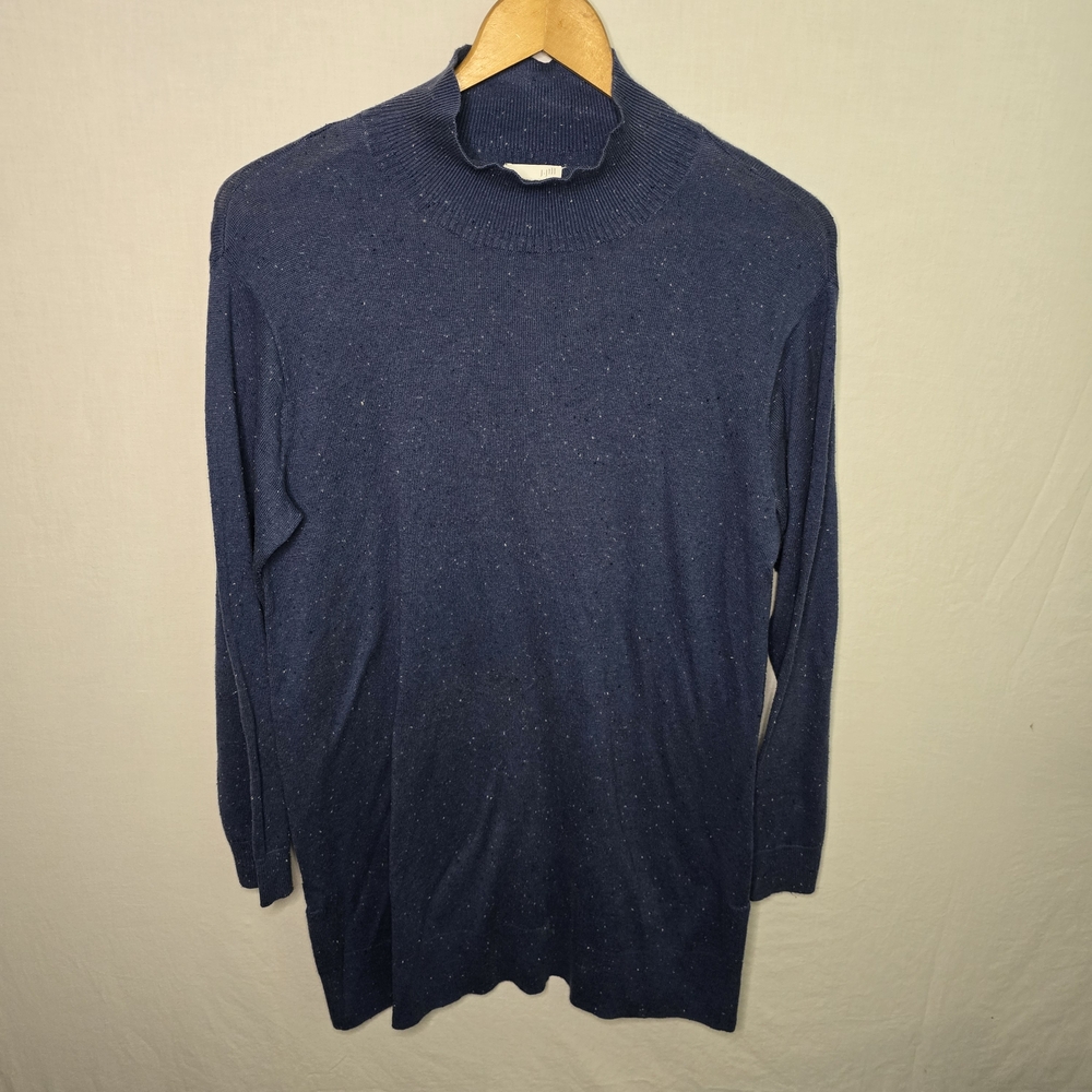 J. Jill Men's Navy Turtleneck Sweater